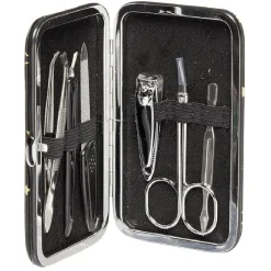 Gifi Beauté^Set manucure 6 pièces Spring fleuri, gris