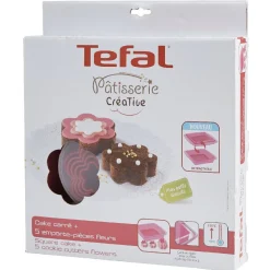 Gifi Set patisserie créative Téfal moule silicone emporte pièces