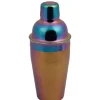 Gifi Shaker métal irisé en acier et verre