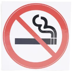 Gifi Colle Et Adhésif^Signalétique adhésive "Interdiction de fumer" - 8x8 cm
