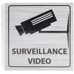 Gifi Colle Et Adhésif^Signalétique adhésive "Surveillance vidéo" - 8x8 cm