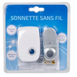 Gifi Sécurité De La Maison^Sonnette de porte sans fil plug and play