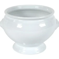 Gifi Soupière tête de lion porcelaine