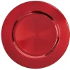 Gifi Sous assiette en plastique uni rouge