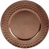 Gifi Sous assiette plastique cuivré effet diamant