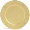 Gifi Sous assiette ronde doré Ø33cm rebord flocon