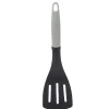 Gifi Spatule ajourée polyamide manche en polypropylène gris noir