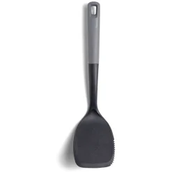 Gifi Spatule de cuisine en plastique noir et gris L.35cm