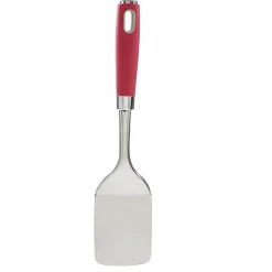 Gifi Spatule en inox avec manche en polypropylène rouge