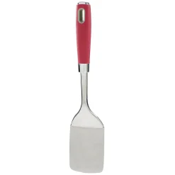 Gifi Spatule en inox avec manche en polypropylène rouge