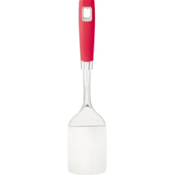 Gifi Spatule en inox avec manche en polypropylène rouge