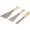 Gifi Outils Bricolage^Spatule inox Suki manche bois x3