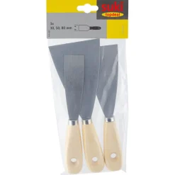 Gifi Outils Bricolage^Spatule inox Suki manche bois x3