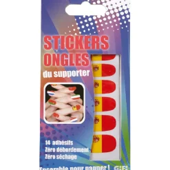 Gifi Beauté^Sticker ongles supporter Espagne x14