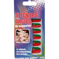 Gifi Beauté^Sticker ongles supporter Portugal x14