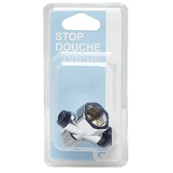 Gifi Equipement Douche^Stop douche plastique ABS argenté