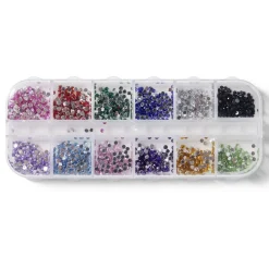 Gifi Beauté^Strass pour ongles boîte 12 compartiments