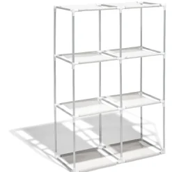 Gifi Rangement|Structure 6 casiers gris
