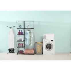 Gifi Rangement|Structure armoire dressing métal noir