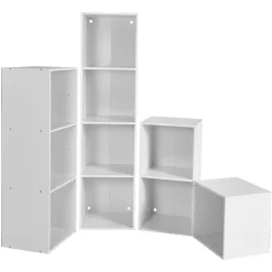 Gifi Rangement|Structure Box Cube 1 case 35,2x30x35,2cm bois blanc