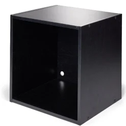 Gifi Rangement|Structure Box Cube 1 case 35,2x30x35,2cm bois noir
