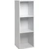 Gifi Rangement|Structure Box Cube 3 cases 35x30x103cm bois blanc
