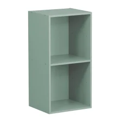 Gifi Rangement|Structure Box Cube 2 cases 35x30x70cm bois vert