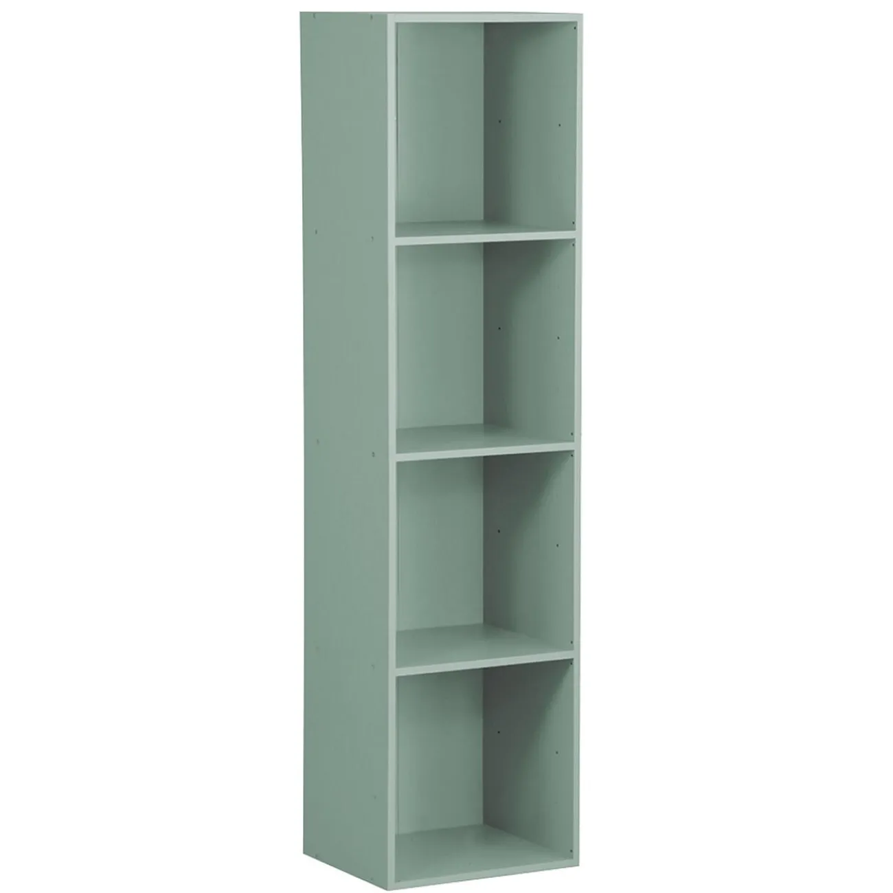 Gifi Rangement|Structure Box Cube 4 cases 35x30x137cm bois vert