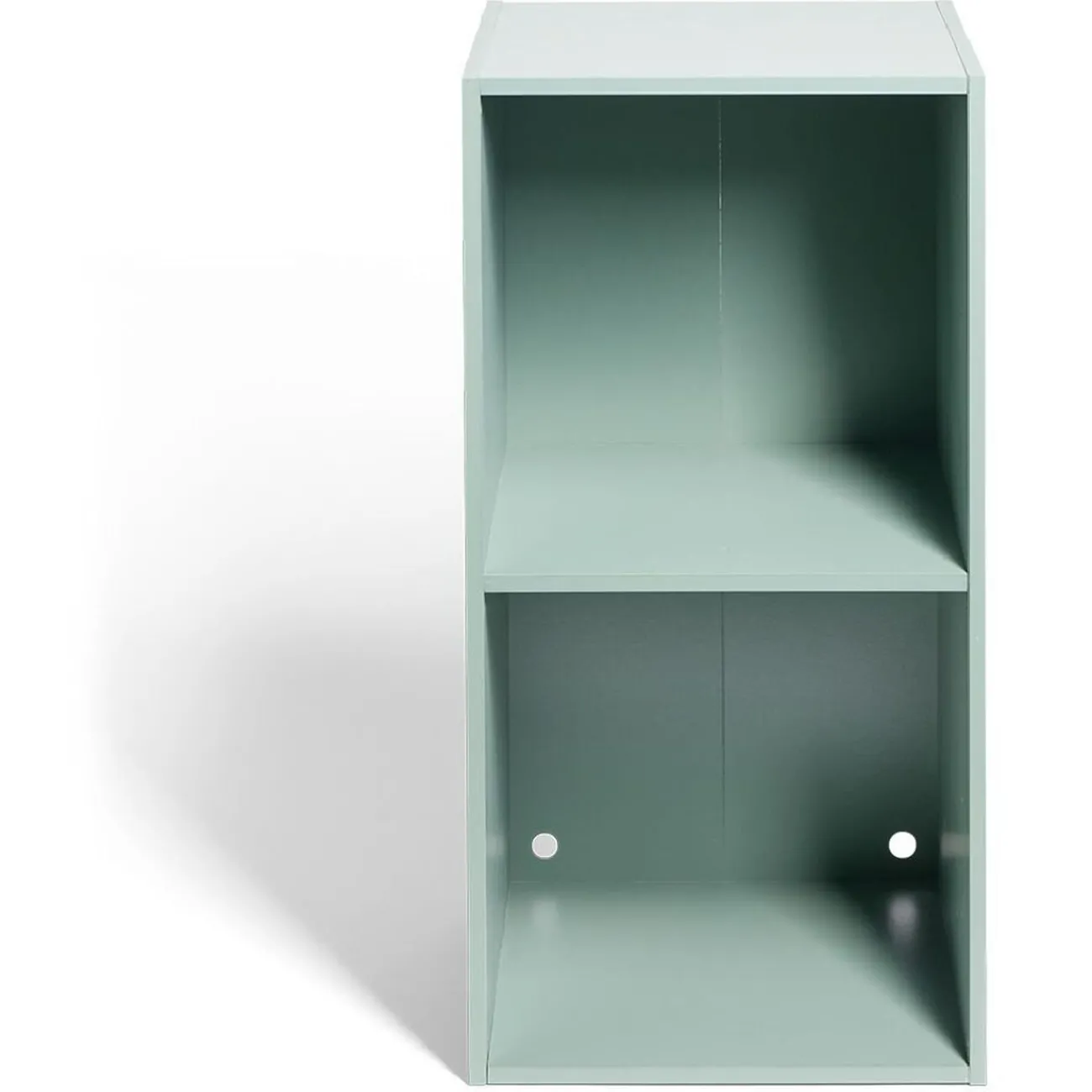 Gifi Rangement|Structure Box Cube 2 cases 35x30x70cm bois vert