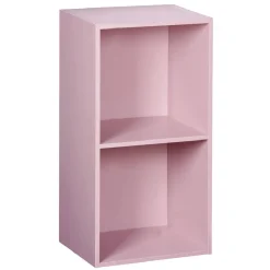 Gifi Rangement|Structure Box Cube 2 cases 35,2x30x69,2cm bois rose