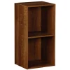 Gifi Rangement|Structure Box Cube 2 cases 35,2x30x69,2cm bois marron
