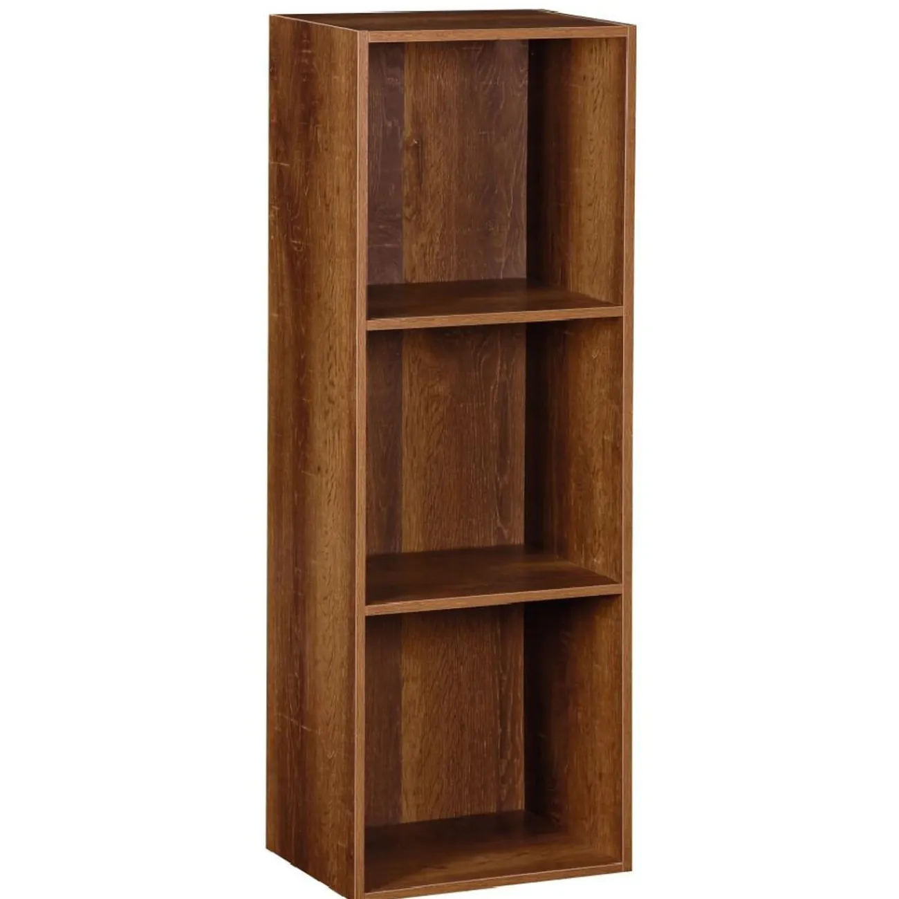 Gifi Rangement|Structure Box Cube 3 cases 35,2x30x103,2cm bois marron