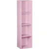 Gifi Rangement|Structure Box Cube 4 cases 35,2x30x137,2cm bois rose