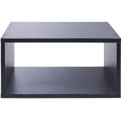 Gifi Rangement|Structure Box Cube demi cube 35x30x17cm métal gris