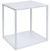 Gifi Rangement|Structure Box Cube 35x30x35cm métal blanc