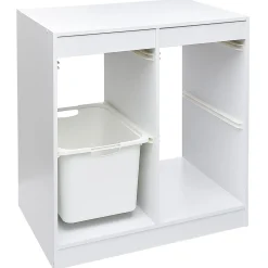 Gifi Rangement|Structure de rangement carrée pour 4 bacs coulissants