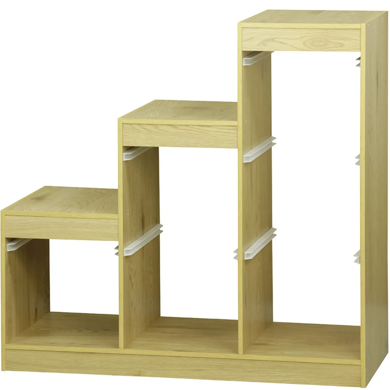 Gifi Rangement|Structure de rangement en bois 6 compartiments L97x44xH94cm