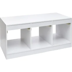 Gifi Rangement|Structure de rangement horizontale pour 3 bacs coulissants