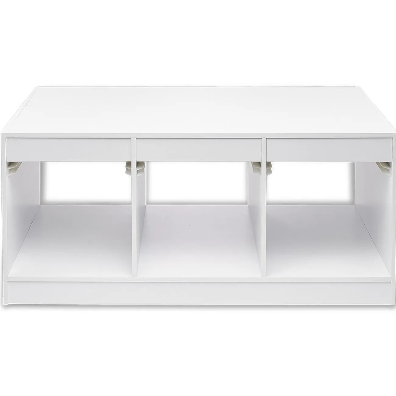 Gifi Rangement|Structure de rangement horizontale pour 3 bacs coulissants