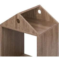 Gifi Rangement|Structure maison enfant Box Cube bois marron