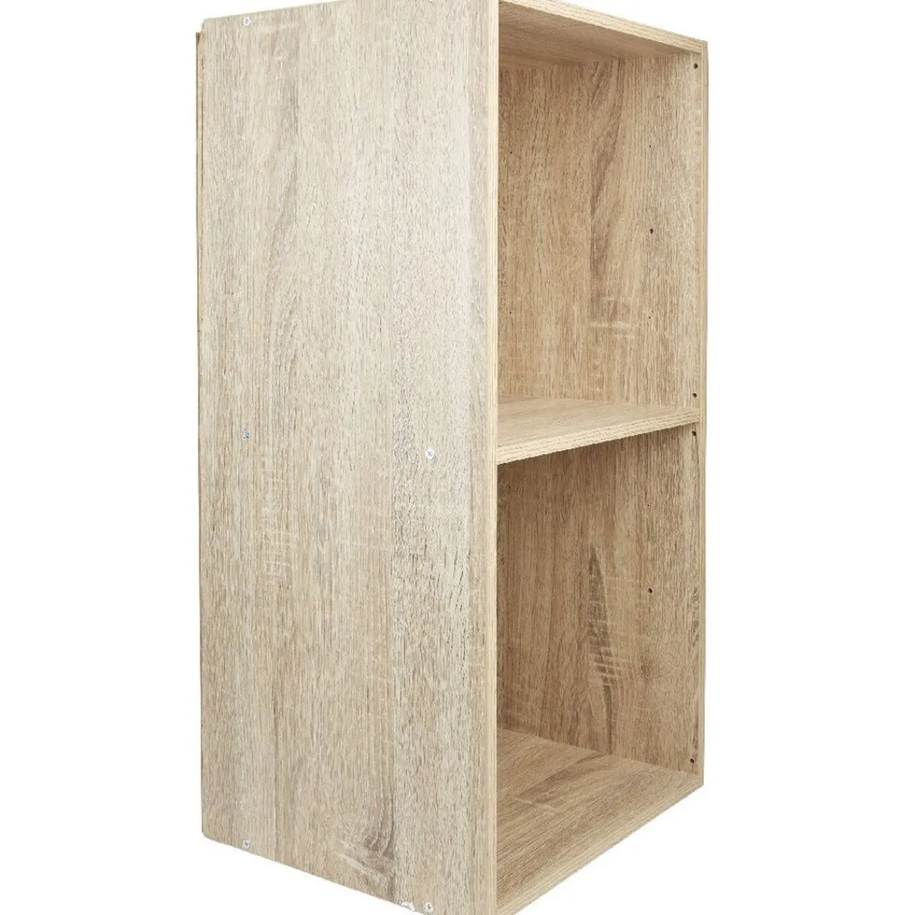 Gifi Rangement|Structure étagère 2 cases bois clair