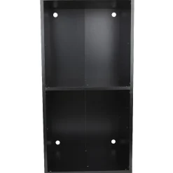 Gifi Rangement|Structure étagère 2 cases bois noir