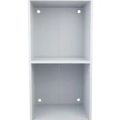 Gifi Rangement|Structure étagère 2 cases bois gris