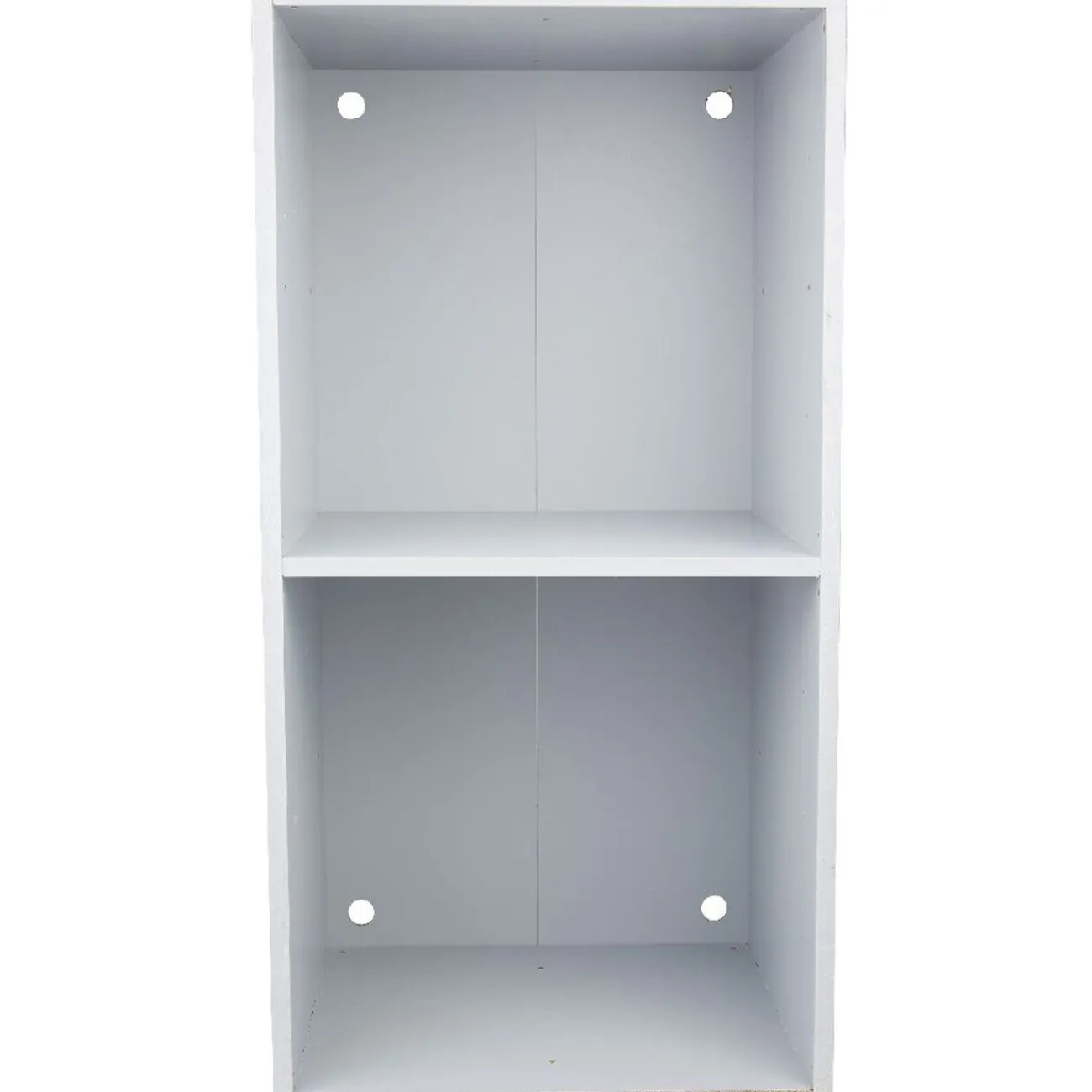 Gifi Rangement|Structure étagère 2 cases bois gris