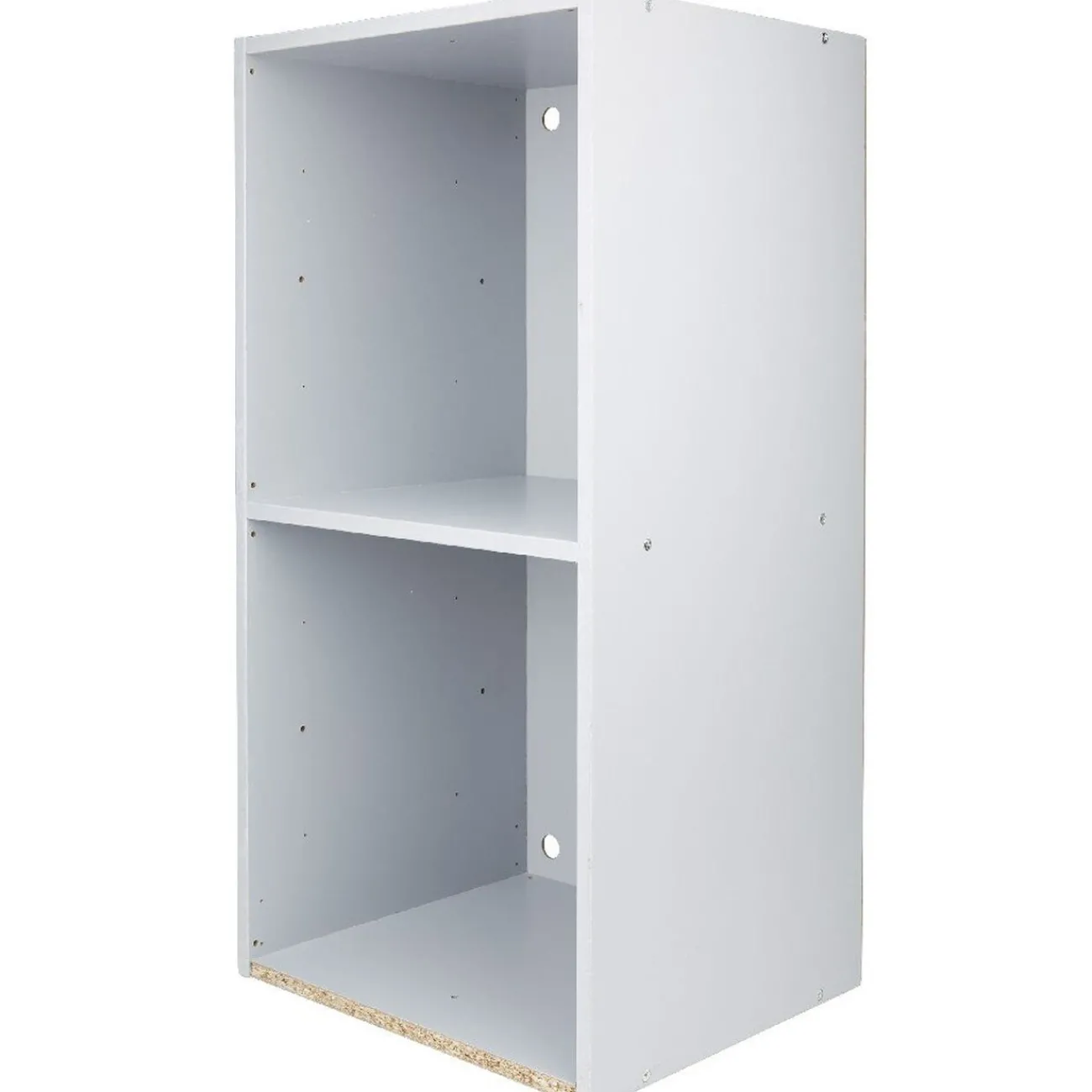 Gifi Rangement|Structure étagère 2 cases bois gris