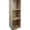 Gifi Rangement|Structure étagère 3 cases bois clair