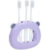 Gifi Aménagement Salle De Bain^Support 3 brosses à dents enfant violet