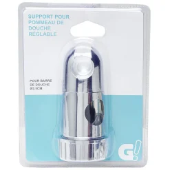 Gifi Equipement Douche^Support de pommeau de douche ajustable plastique ABS