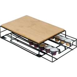 Gifi Support machine à café avec tiroir à capsules 21x31xH7,5cm