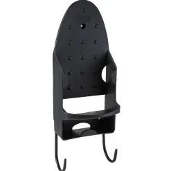 Gifi Entretien Du Linge|Support mural noir fer à repasser